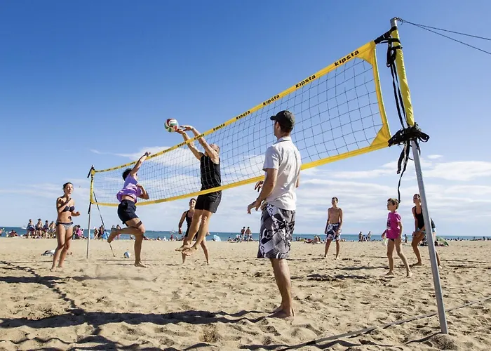 Parque de Campismo Playa Del Sol 4p 2bdrms Aircon P Vendres